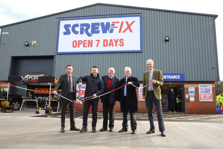 Screwfix opens at Exmouth’s Liverton Business Park