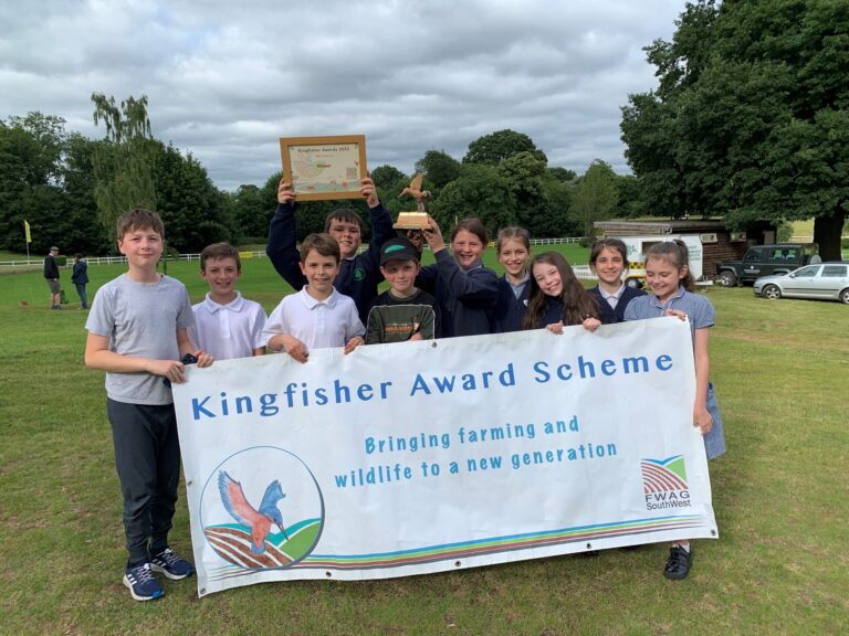 Devon schoolchildren wow the judges at Kingfisher Award Scheme presentation event
