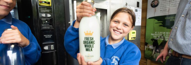 Organic milk vending machine bridges gap between cows and consumers in East Devon