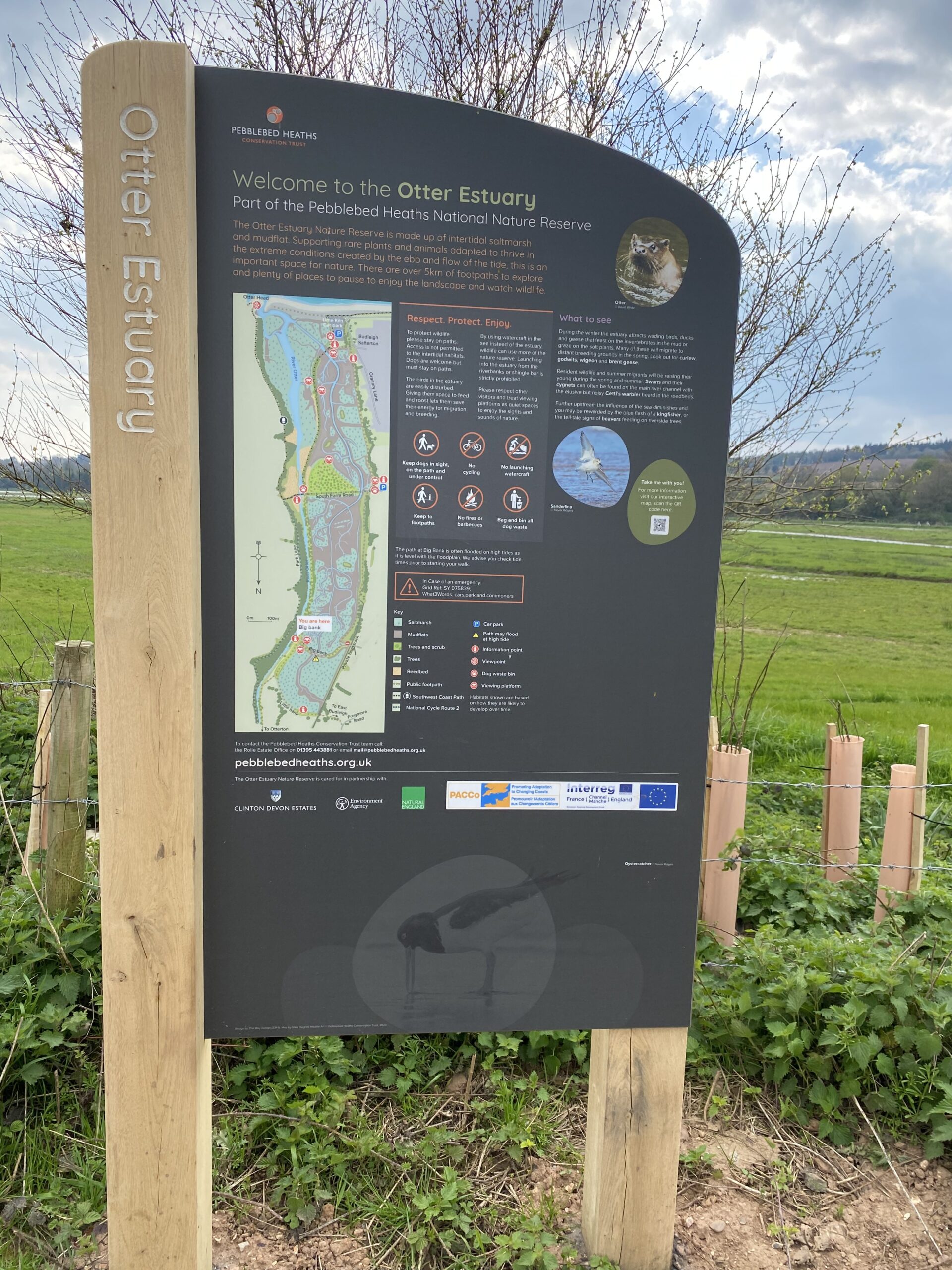 Otter Estuary signage